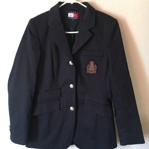 Tommy Hilfiger Navy Womens Blazer